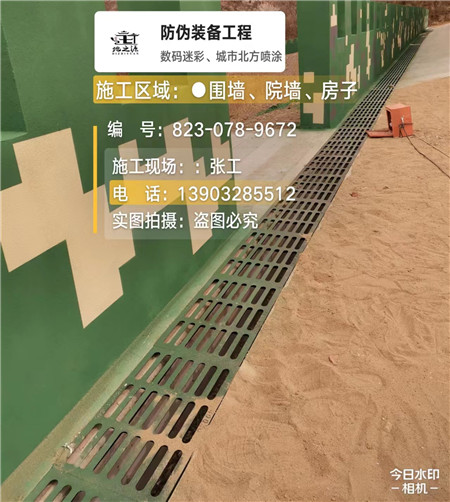 洛阳 例如在抖音上有“迷彩墙，外围墙面挡 - 星空数码迷彩漆施工队